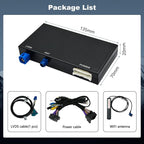 Wireless Carplay Retrofit Kit Decoder Module for Mercedes Benz NTG5.0 B C GLC CLA GLA Class W205 2015-2018 Year, Support Wireless Android Auto, Reverse Camera, Original Car OEM Control