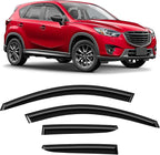Voron Glass Tape-on Rain Guards for Mazda CX-5 2013-2016, Window Deflectors, Vent Window Visors, 4 Pieces - 100881