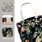 Car Trash Can, Cute Car Trash Bag, Hanging Car Organizer and Storage Bag, Trash Bin for Car Accessories, Vehicle, Travelling, Camping Watercolor Flowers