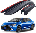 Goodyear Shatterproof Window Deflectors for Toyota Corolla 2020-2026 Sedan, Tape-on Rain Guards, Window Visors, Vent Deflector Visor, Car Accessories, 4 pcs. - GY008731