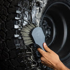 ACCG09 Wheel Works Medium Duty Wheel & Body Brush, (Safe for Cars, Trucks, SUVs, RVs, Motorcycles, & More) Gray