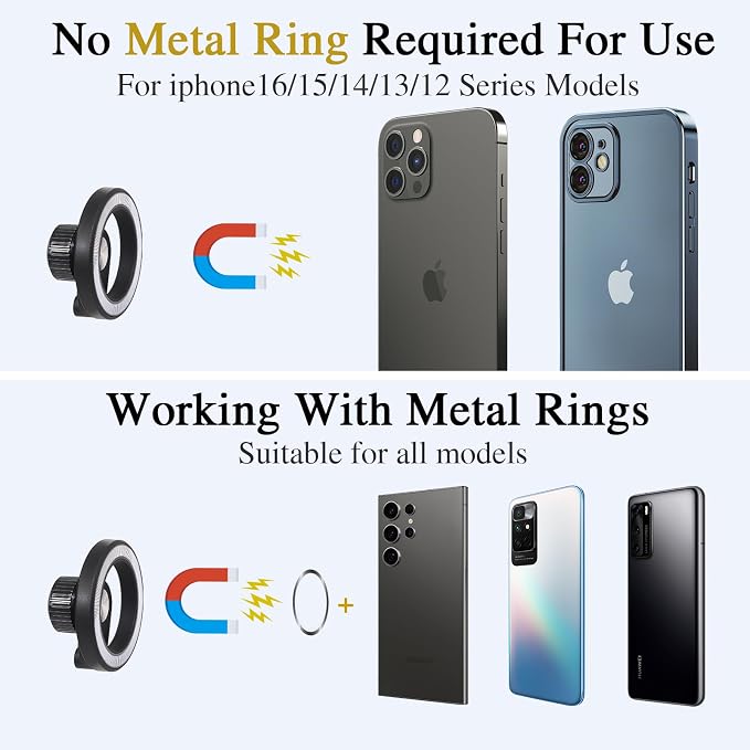 for Tesla Phone Mount,for Model 3/Y/Cybertruck Phone Mount Accessories【Metal Pull Rod】 for Tesla Magnetic Phone Holder Fits iPhone 16 Pro Max Plus 15 14 13 12