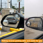 Blind Spot Mirrors 4 Pack HD Frameless Convex Mirrors for Wide Angle Side View Blind Spot Coverage
