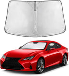 Windshield Sunshade Compatible for Lexus RC Coupe 2015-2022 2023 2024, Sun Visor for Front Windshield & Window Sun Shade Cover, UV Heat Blocker & Protector, Car Accessories