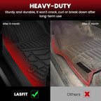 Floor Mats for 2015-2026 Ford F-150 Regular Cab Bucket-Seat Carpet Floor, Ford F150 Standard Cab All Weather Portector TPE Waterproof Truck Liners-Not Fit Regular Cab/Super Cab/Vinyl Floor