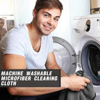 18 Pcs Gray Microfiber Towels: 16"x16" Microfiber Drying Towels Bulk Micro Fiber Car Cleaning Cloth for Cars Drying Washing Polishing Cleaning Household Supplies