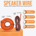 4 Gauge Dual Amplifier Wiring Kit, 2000W CCA Amp Install Kit for 2 Amplifiers – EA-PRMK4