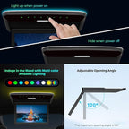 10.2 Inch Car Overhead Player 1280 * 720 IPS Screen Car Roof Mounted Flip Down Car TV Support HDMI, USB, AV Input (No DVD Drive)