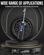 Digital Tire Pressure Gauge, Heavy Duty Stainless Steel Dual Head Tire Gauge 0-230 PSI with Flashlight & Backlit LCD, Car Accessories for RV Truck & Cars