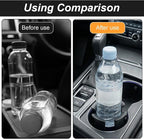 2 Pcs Car Cup Holder Expander, Adjustable Cup Holder for Cars Automotive Slim Can Cupholder Insert Adapter with Self-Adhesive & Suction Cups Secure Drink Holders for Car SUV Truck