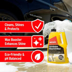 California Gold Carnauba Wash & Wax, 64 oz. — Cleans, Shines & Protects – Gentle, pH Balanced, Ultra-Sudsy for a Spot-Free, Brilliant Finish. Biodegradable & Won't Strip Wax or Ceramic (05674)
