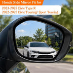 Passenger Side Mirror Replacement Fit for 2022 2023 2024 2025 Honda Civic with Power Adjustment, Heated, Signal Lamp, Blind Spot Monitor, Right Side View Mirror for Honda Civic, HO1321352 8 (Pins)