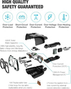 Otium USB C Car Charger, 2 Sockets Cigarette Lighter Splitter 12/24V 80W Dual USB Type-C Ports Separate Switch LED Voltage Display Built-in Replaceable 10A Fuse Compatible Mobile Phone GPS Dash Cam