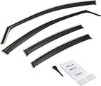 in-Channel Incredibly Durable Rain Guards for Hyundai Elantra 2017-2020 Sedan, Original Window Deflectors, Vent Window Visors, Vent Deflector, 4 pcs. - 617040