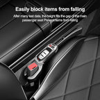 2PCS Car Seat Gap Filler Organizer,Upgrade Car Side Seat Gap Filler with Phone Holder,Multifunctional Car Seat Filler Gap Space Prevents Things Dropping for Cars,SUVs (Brown)