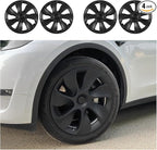 Wheel Cover for Tesla Model Y 4PCS Hubcaps for Tesla Wheel Cover Model Y(2020-2024) 19inch Rim Full Cover Hubcaps Accessories (Cyclon Style, 19 inch)
