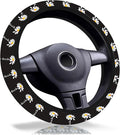 Daisy Steering Wheel Cover 15 Inch Universal Neoprene Steering Cover | Daisy Car Accessories Decor Non-Slip Fit Auto SUV Truck, Daisies Gifts for Women Men Birthdays Festivals