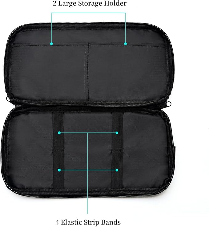 Car CD Visor Holder, 12 Sleeves Organizer with Mesh Pocket | Durable Oxford Cloth, Holds 12 CDs/DVDs, 1 Pen Holder, 1 Back Inner Pocket, Disc Storage Organizer, Fits Most Vehicle Visors