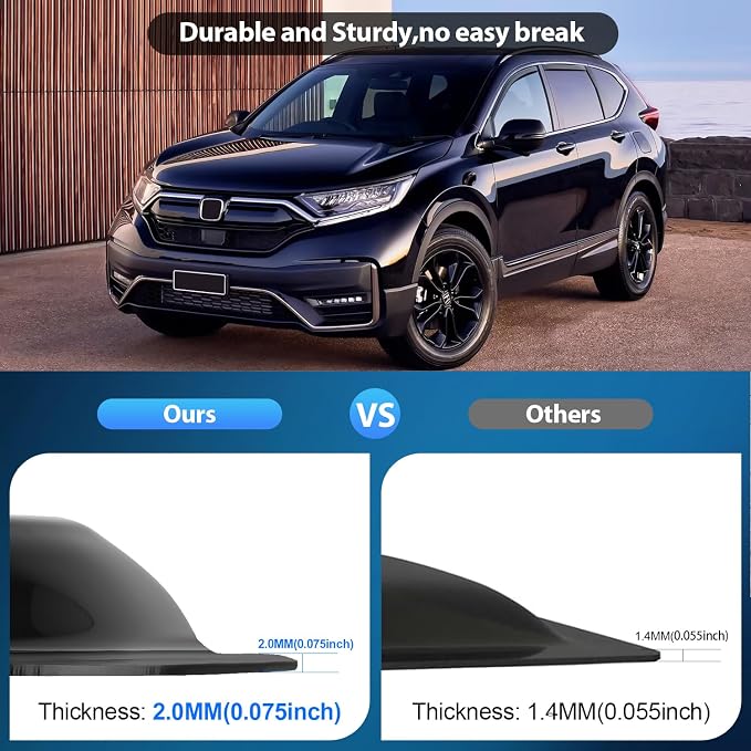 Durable in Channel Rain Guards for Honda CRV 2017 2018 2019 2020 2021 2022 Window Deflectors, Vent Window Visors-4pcs