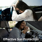 for GLC Windshield Sunshade Foldable Sun Shade Custom-fit for Mercedes Benz 2016-2022 GLC SUV GLC300 Windshield Cover Car Front Window Sun Visor Shield Keeps Your Vehicle Cool Accessories