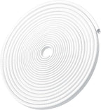 49Ft(15M) Long Car Door Edge Guards, U Shape Edge Trim Rubber Seal Protector Car Door Protection Anti-Collision Rubber Clips Easy to Cut No Need Adhesive Fit for Most Vehicles| White