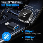 2026 Wireless Car Adapter - Universal Smart Screen Converter, USB-C/Type-C,Plug & Play, Zero Delay Needs Built-in Vehicle System (Silver)