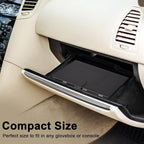 Car Registration and Insurance Holder, Vehicle Glove Box Organizer Cool Car Accessories, Car Document Holder for Cards, Driver License & Essential Document, JD-Black