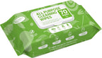 All Purpose Cleaning Wipes 70 Count, Extra Large 8" x 10" Heavy Duty for Car Interior, Kitchen, Bathroom, Gym Equitment, Tools - Non-Toxic Safe for Multi-Surface