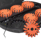 6-Pack Rechargeable 16-LED Safety Disc Kit