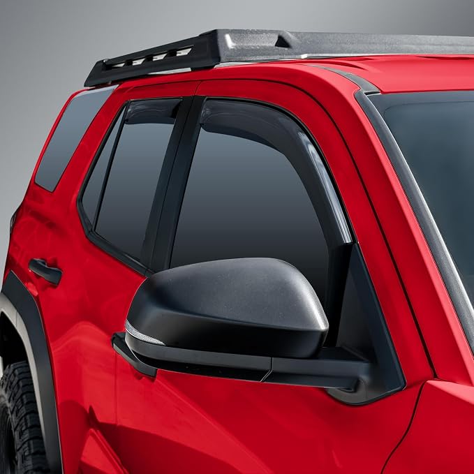 Voron Glass in-Channel Extra Durable Rain Guards for Toyota 4Runner 2025-2026, Window Deflectors, Vent Window Visors, 4 Pieces - 200873