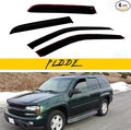 Rain Guards Compatible with 2002-2009 Trailblazer/GMC Envoy 5 Passenger Models Side Window Visor Wind Deflector Vent Visors Car Accessories Tape-On 4pcs