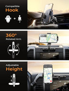 CD Phone Holders for Your Car | Protect Your Car Interior Sturdy Car Phone Holder Mount Holds Your Phone Securely Even on Bumpy Road