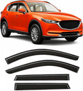 2017-2025 Tape-On Rain Guards for Mazda CX-5 Side Window Visor Deflectors Sport Touring Grand Touring Signature Durable Vent Shades 2018 2019 2020 2021 2022 2023 2024 CX5
