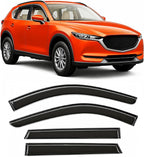 2017-2025 Tape-On Rain Guards for Mazda CX-5 Side Window Visor Deflectors Sport Touring Grand Touring Signature Durable Vent Shades 2018 2019 2020 2021 2022 2023 2024 CX5