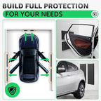 Garage Wall Protector, 4 Pack Garage Car Door Protector Bumper Guard for Car Doors Anti-Collision Waterproof Inflaming Ultra Self Adhesive EVA Foam for Warehouse (4 Pack: 16-17/32" x 5-29/32" x.79)