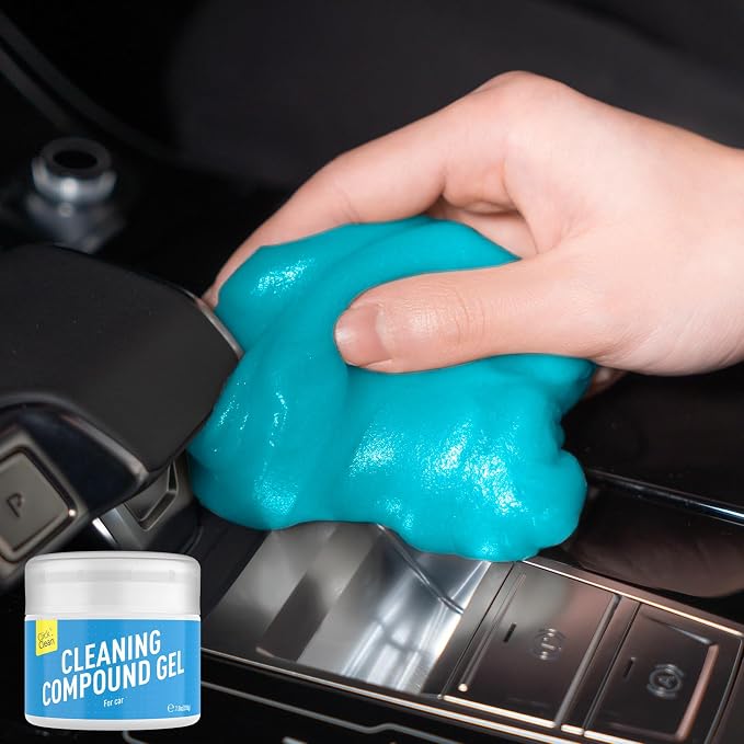 Cleaning Gel for Car, 7oz Car Detailing Tools, Car Cleaning Putty Gel, Car Interior Cleaner Universal Dust Cleaner for Keyboard, Laptop, Car Air Vents (Bluebell)