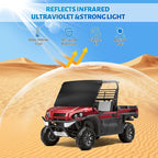600D UTV Windshield Snow Cover Compatible with Kawasaki Mule Pro FXT/FX/DX/DXT 2015-2026 Full Size, Transport Windshield Protector for Ice and Snow
