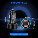 EMP Vehicle Protection, Protector Comes with 2 USB and 2 PD Interfaces, Lightning, Solar Flare and Surge Protection, Suitable for 12-Volt DC in Cars and Trucks
