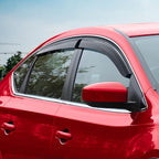 Voron Glass Tape-on Rain Guards for Nissan Sentra 2013-2019 Sedan, Window Deflectors, Vent Window Visors, 4 Pieces - 100318
