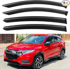 Window Visors Rain Guards for 2016-2022 Honda HRV, Out-Channel Window Vent Wind Deflectors Visors Shades for 16-22 HR-V