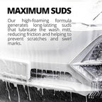 High Foam Vehicle Shampoo (32 oz. Bottle) - pH Neutral Premium Car Wash Soap - Ceramic Coating Prep and Maintenance - Citrus Scent - Maximum Suds