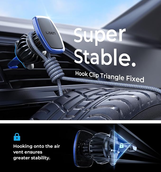 Magsafe Car Mount, Magnetic Phone Holder for Your Car Phone Holder Mount with Ultra 6 Strong Magnets Cell Phone Car Mount for iPhone 17 16 15 14 13, Dashboard