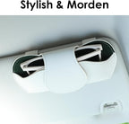 KINIVA Sunglass Clip & Holder, Magnetic Glasses Case for Car Organizer