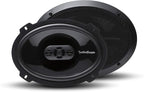 Pair of Punch P1694 6" X 9" 300W 4-Way + P1650 6.5" 220W 2-Way Full Range Coaxial Speakers - 4 Speakers + Gravity Magnet Phone Holder
