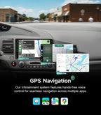 Car Radio Stereo for Honda Civic 2006-2011, Wireless CarPlay Android Auto | 9" IPS HD touchscreen, 64G storage, 5G WiFi GPS navigation, phone link, Bluetooth FM AM SWC, 1080P backup camera