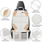 2 Pack in Gift Box Car Seat Protector, Seat Cover with Mesh Storage Pockets, Non-Slip Backing, Protective Car Seat Mat for Sedan SUV Truck