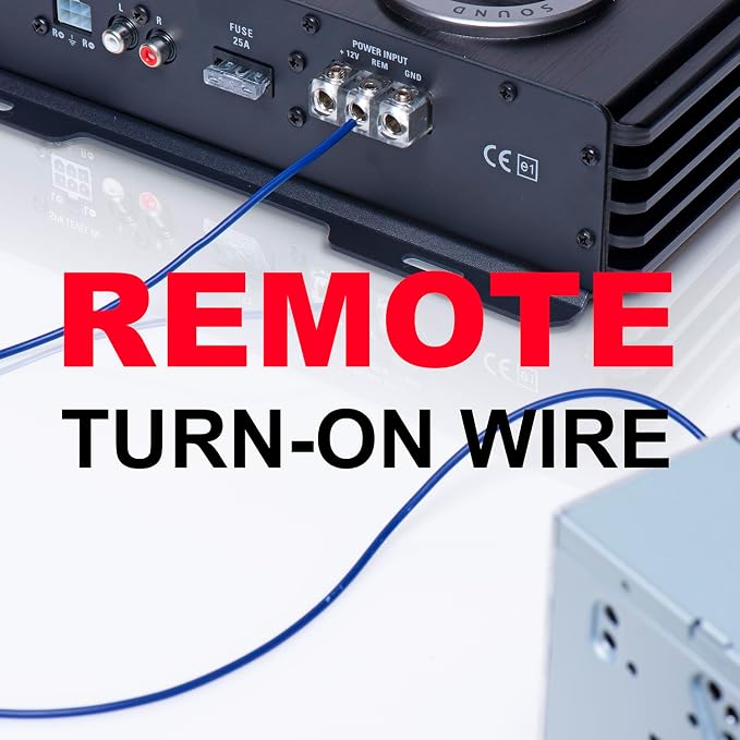 KIT10 4 Gauge Amplifier Installation Wiring Kit - A Car Helps You Make Connections and Brings Power to Your Radio, Subwoofers Speakers