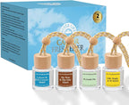 Car Air Freshener Diffuser 4 Pack Hanging Car Freshener for Women - 24.K Magic & W. Hotel ＆ Cabane & Rltz. CarIton Hotel ＆ Droam 0n & Westln Hotels ＆ M.y Way & The 0ne Hotel Fragrance Oil