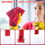 60 Pcs Microfiber Cleaning Cloths for Cars 16 x 16 Inch Ultra Absorbent Car Towels Drying Reusable Cleaning Supplies House Kitchen Window Microfiber Towel (Red)