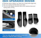 4PCS Car Door Tray Organizer for Honda CRV CR-V Accessories 2023 2024 2025 2026 Car Front and Rear Door Slot Pocket Tray Organizer CRV Door Side Storage Box TPE Material Black